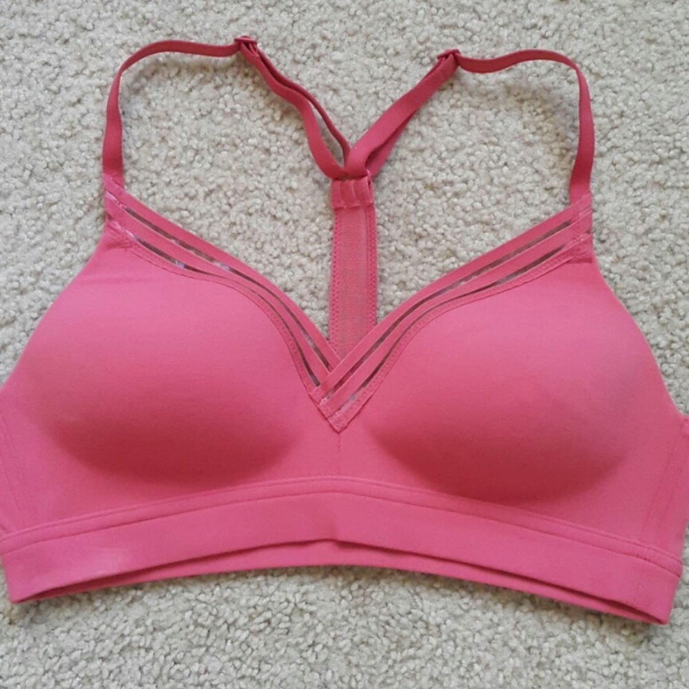 Pink Athleta sports bra size small